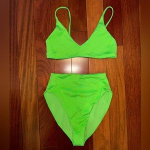 LEFT ON FRIDAY - Neon Apple bikini